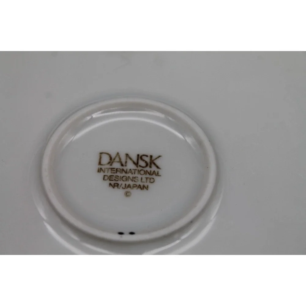 Dansk International Designs Trivet Japan Blue White Floral Hot Plate 7